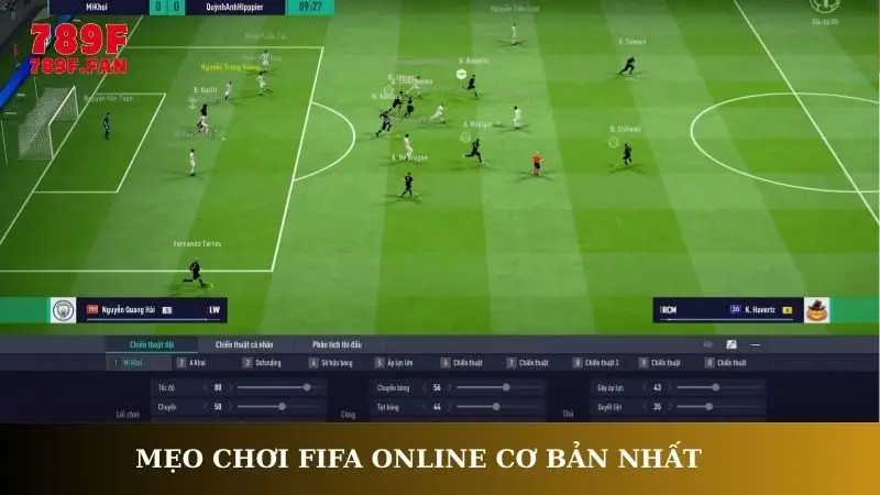 Mẹo Chơi FIFA Online cơ bản nhất